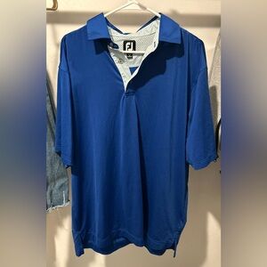 FootJoy Men's Vibrant Blue Polo Shirt